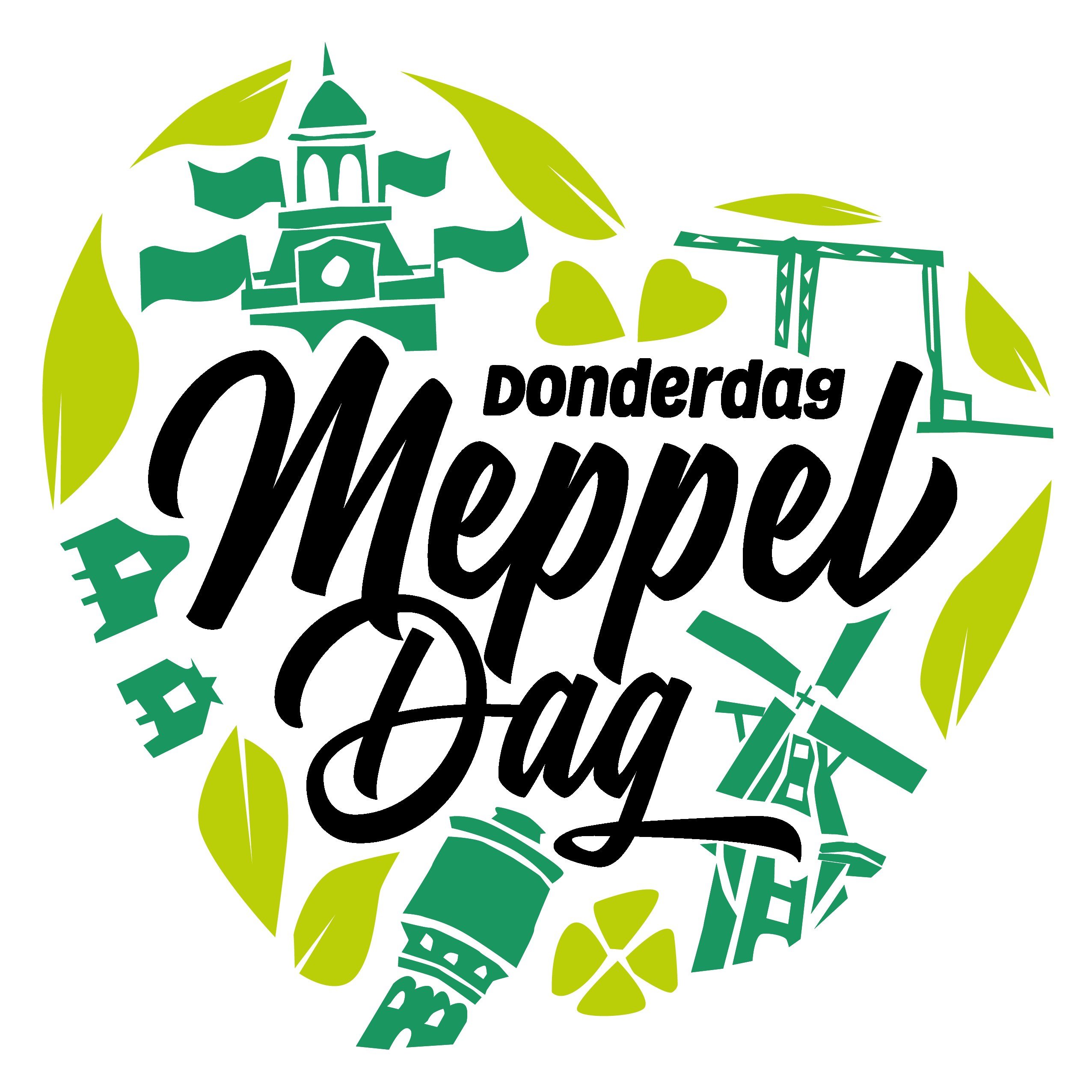 Donderdag Meppeldag logo